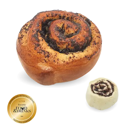 Рулет з маком та родзинками